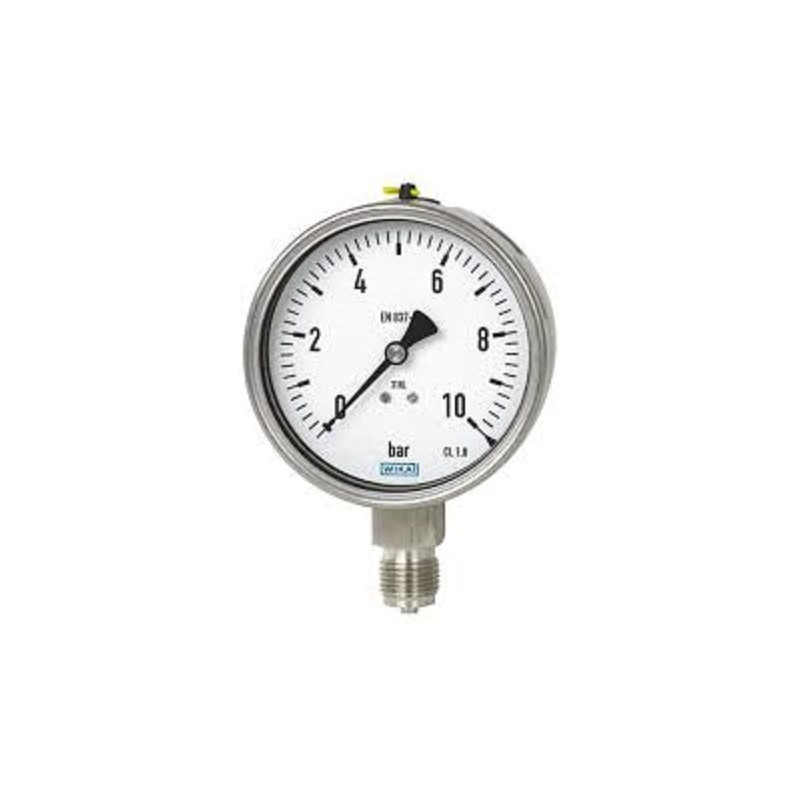 Bourdon tube pressure gauges